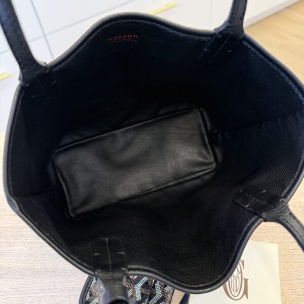 Goyard Goyardine Reversible Mini Anjou Black