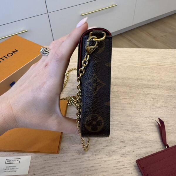 Louis Vuitton Monogram Pochette Felicie Chain Wallet