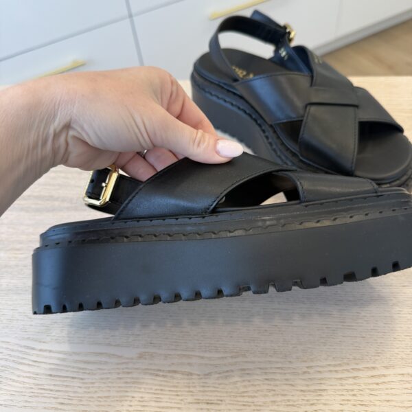 Prada Black Sandal 38.5