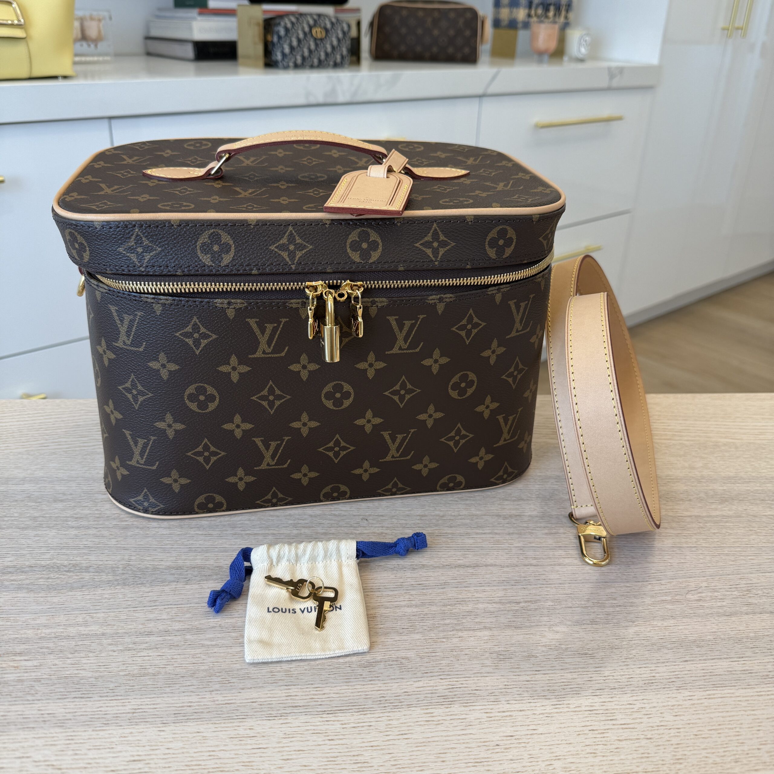 Louis Vuitton Monogram Nice Vanity Case