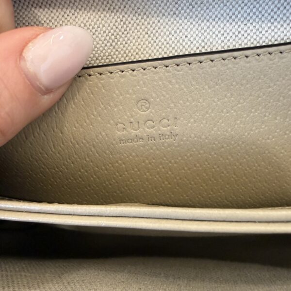 Gucci GG Supreme Monogram Web Small Ophidia Chain Shoulder Bag