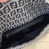 Fendi Zucchino Baguette Navy and Wallet