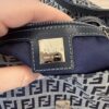 Fendi Zucchino Baguette Navy and Wallet