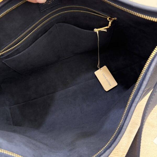 Louis Vuitton Empreinte Monogram Giant CarryAll MM Navy