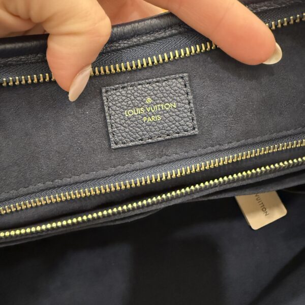 Louis Vuitton Empreinte Monogram Giant CarryAll MM Navy