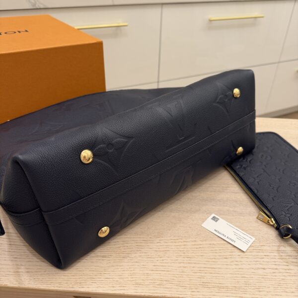 Louis Vuitton Empreinte Monogram Giant CarryAll MM Navy