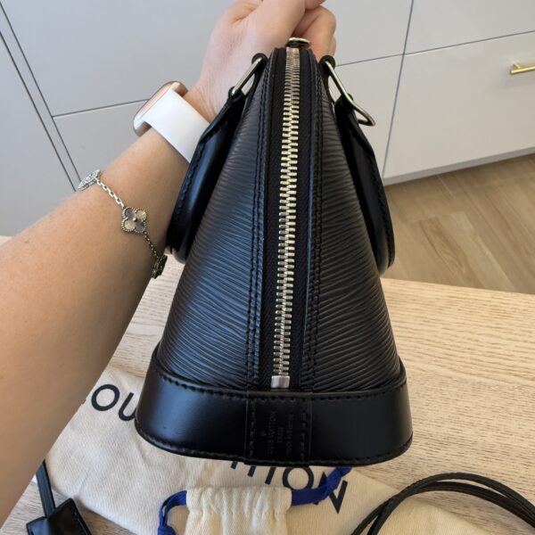 Louis Vuitton Black Epi Alma BB