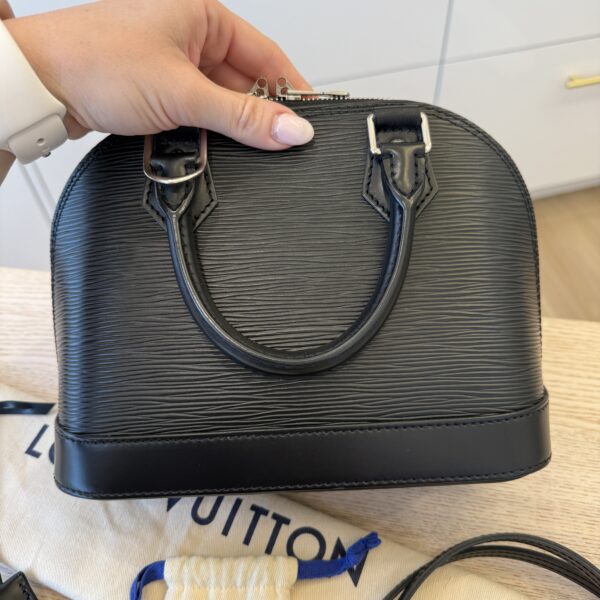 Louis Vuitton Black Epi Alma BB