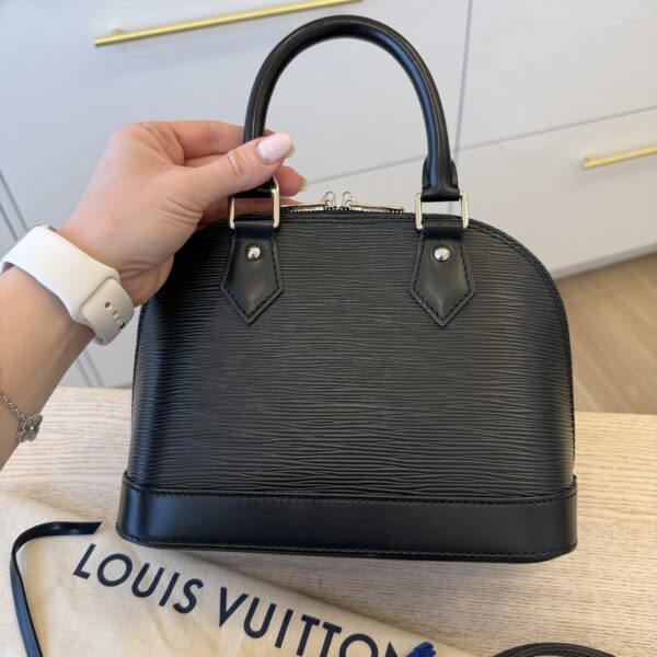 Louis Vuitton Black Epi Alma BB