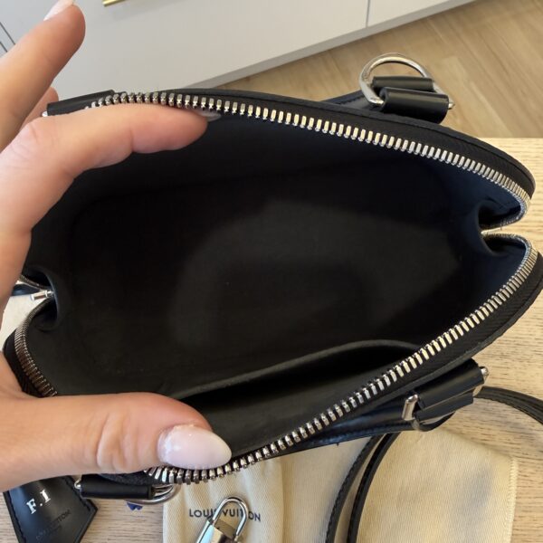 Louis Vuitton Black Epi Alma BB