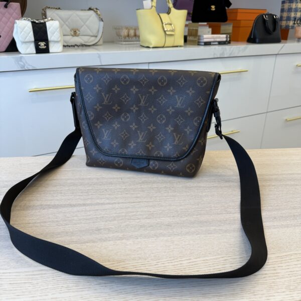 Louis Vuitton Monogram Macassar Canvas Magnetic Messenger Bag