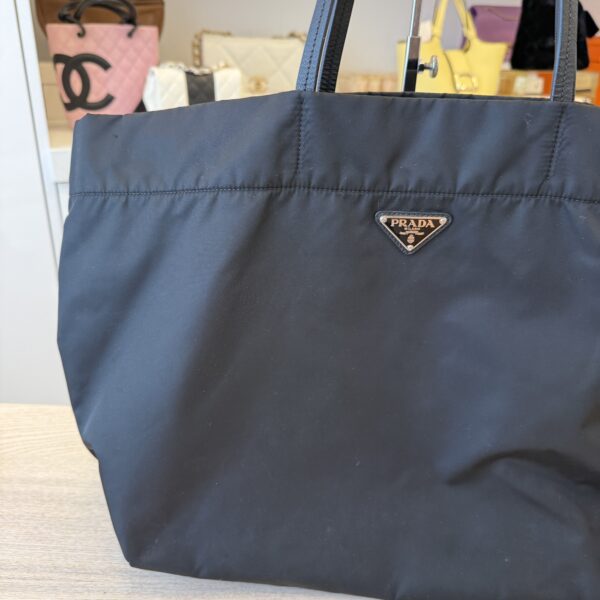 Prada Nylon Black Large Tote