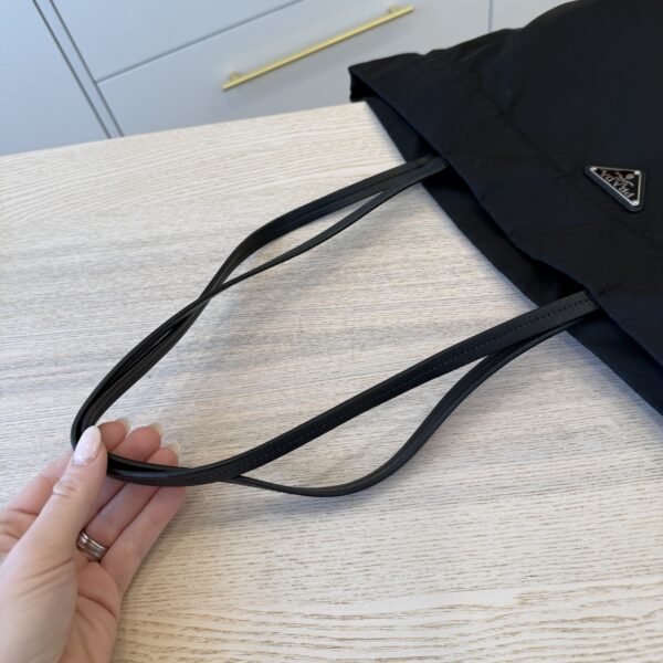 Prada Nylon Black Large Tote