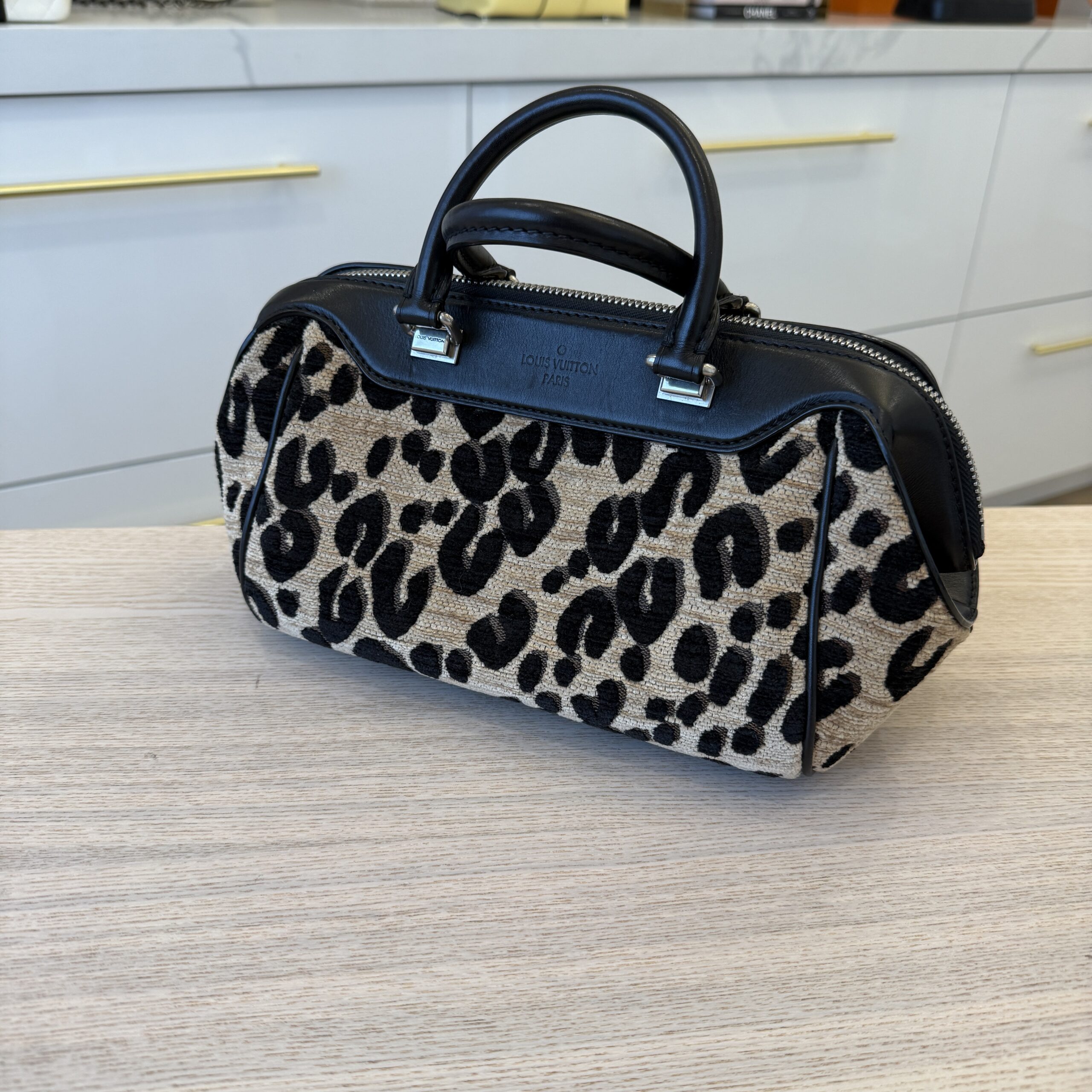 Louis Vuitton Limited Edition Leopard Baby Bag Stephen Sprouse