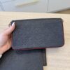 Louis Vuitton Empreinte Pochette Felicie Chain Wallet Marine Rouge