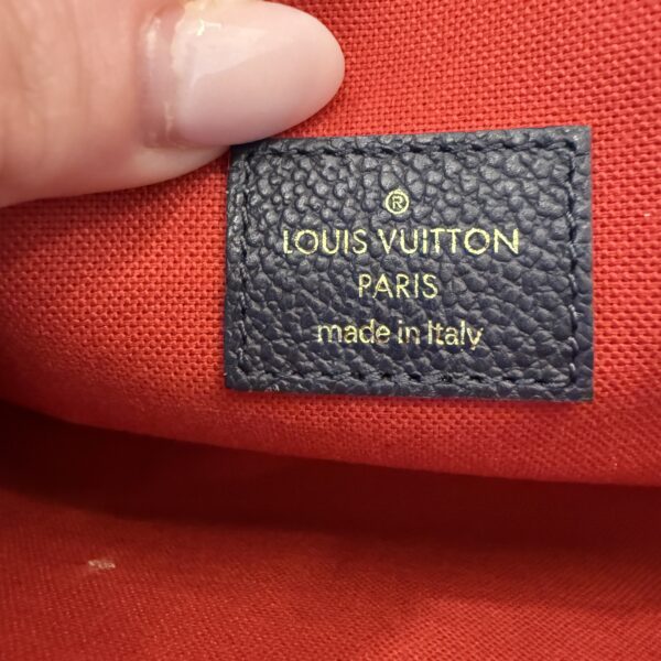 Louis Vuitton Empreinte Pochette Felicie Chain Wallet Marine Rouge