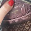 Chanel Caviar Quilted Medium Curvy Pouch Cosmetic Case Black