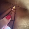 Celine Small Cosmetic Pouch in Triomphe Canvas and Calfskin