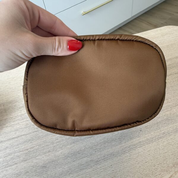 Prada Re-Nylon pouch Camel Brown