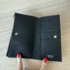 Prada Long Saffiano Wallet Black