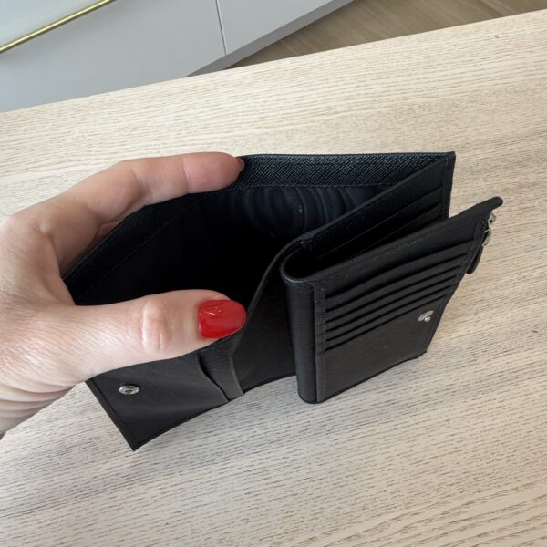 Prada Long Saffiano Wallet Black