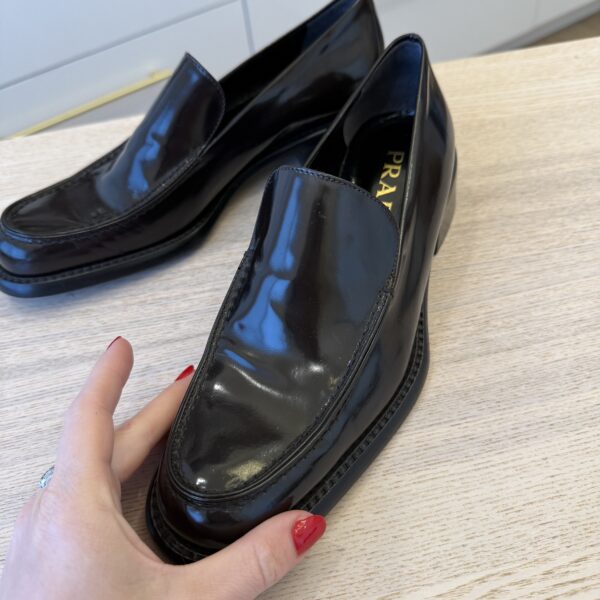 Prada Patent Leather Loafers 38.5