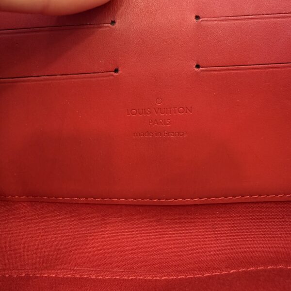 Louis Vuitton Monogram Vernis Rossmore MM Bag Red