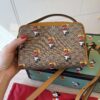 Gucci X Disney Brown GG Coated Canvas Mickey Mouse Mini Crossbody Bag