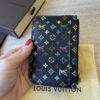 Louis Vuitton Monogram Multicolor Key Pouch Black Grenade