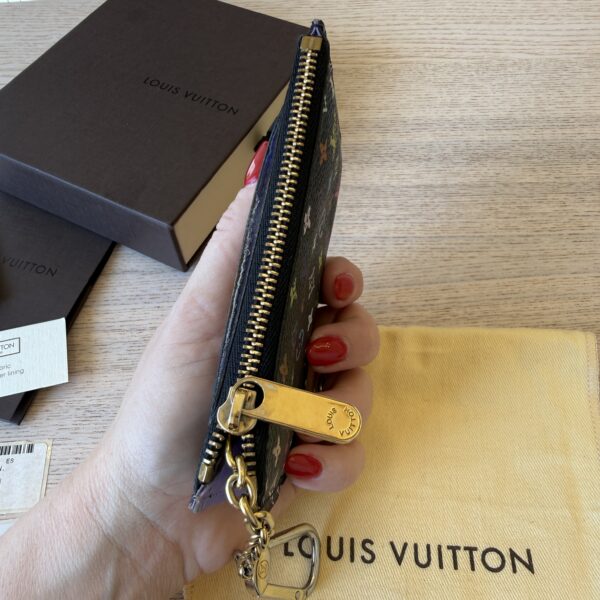 Louis Vuitton Monogram Multicolor Key Pouch Black Grenade