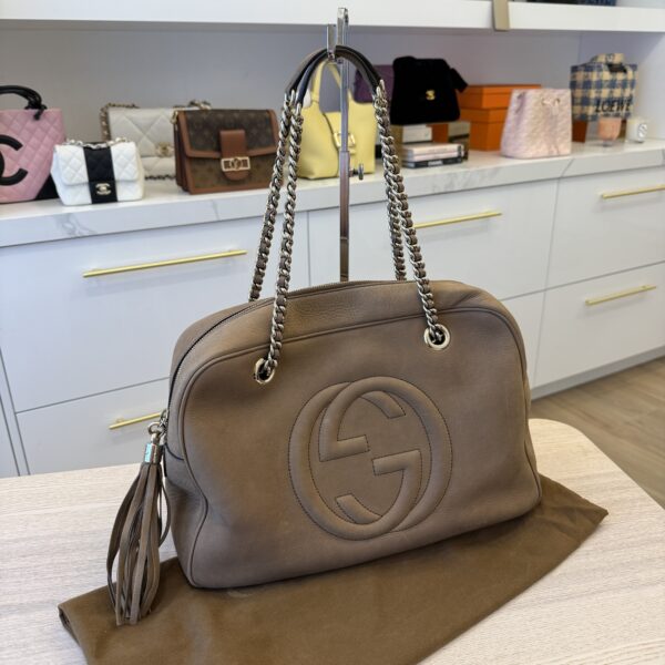 Gucci Soho Chain Zip Shoulder Bag