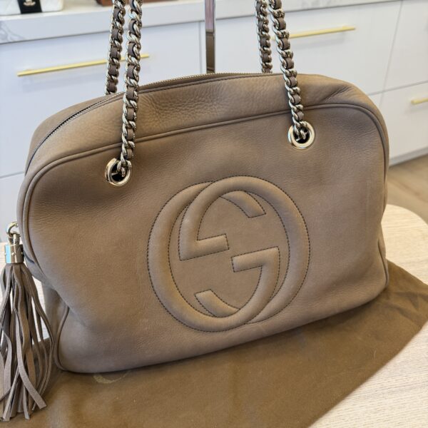 Gucci Soho Chain Zip Shoulder Bag