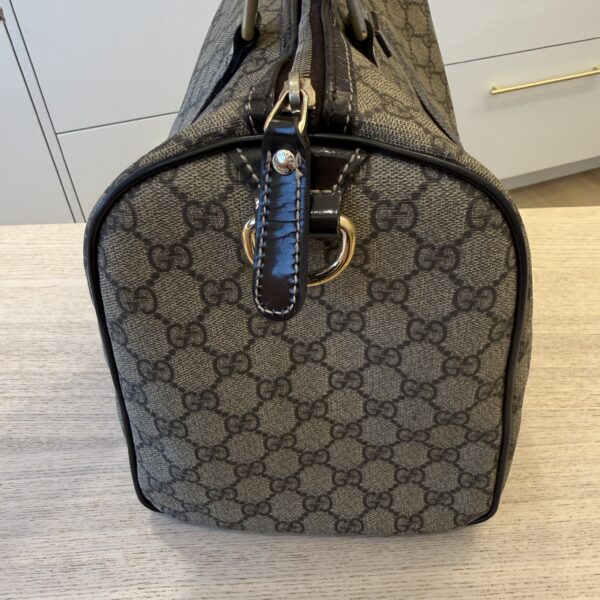 Gucci GG Plus Monogram Medium Joy Boston Dark Brown