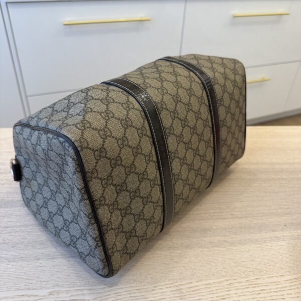 Gucci GG Plus Monogram Medium Joy Boston Dark Brown