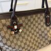 Gucci Monogram Medium Princy Tote Dark Brown