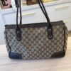 Gucci Monogram Medium Princy Tote Dark Brown