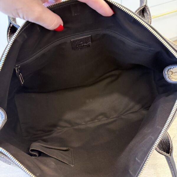 Gucci Monogram Medium Princy Tote Dark Brown