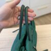 Prada Oleandro Tessuto Nylon Bomber Small Tote Bag Green
