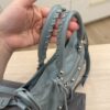 Balenciaga Agneau Arena Storico Silver Hardware Small Le City