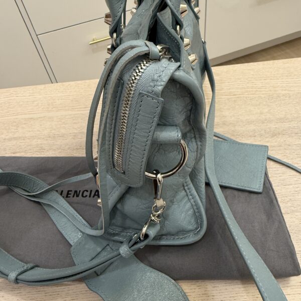 Balenciaga Agneau Arena Storico Silver Hardware Small Le City