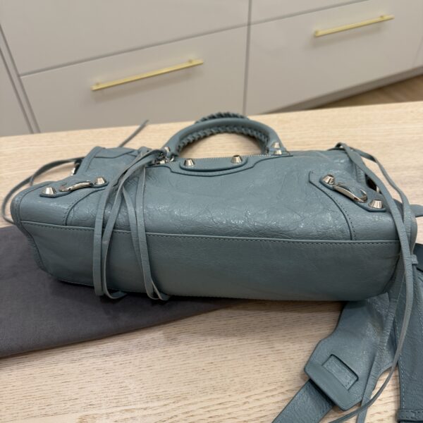 Balenciaga Agneau Arena Storico Silver Hardware Small Le City