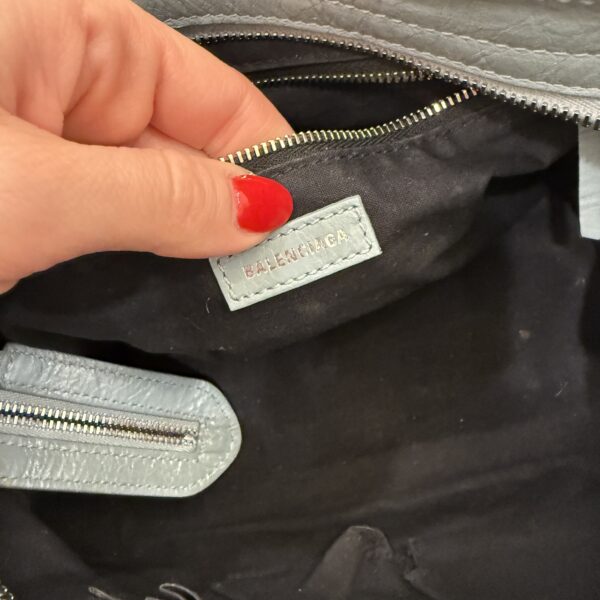 Balenciaga Agneau Arena Storico Silver Hardware Small Le City