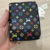 Louis Vuitton x Murakami 2025 Multicolor Monogram Zippy Coin Purse 20th Anniversary Collection Black