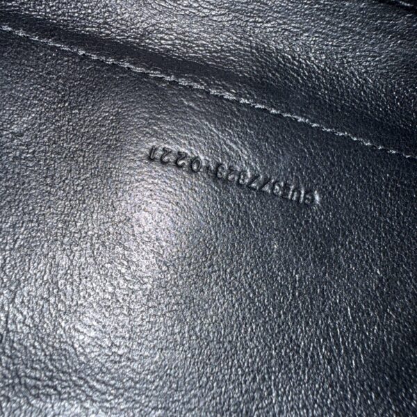 Saint Laurent Large Envelope Quilted Leather Chain Wallet Black and Gold Hardware