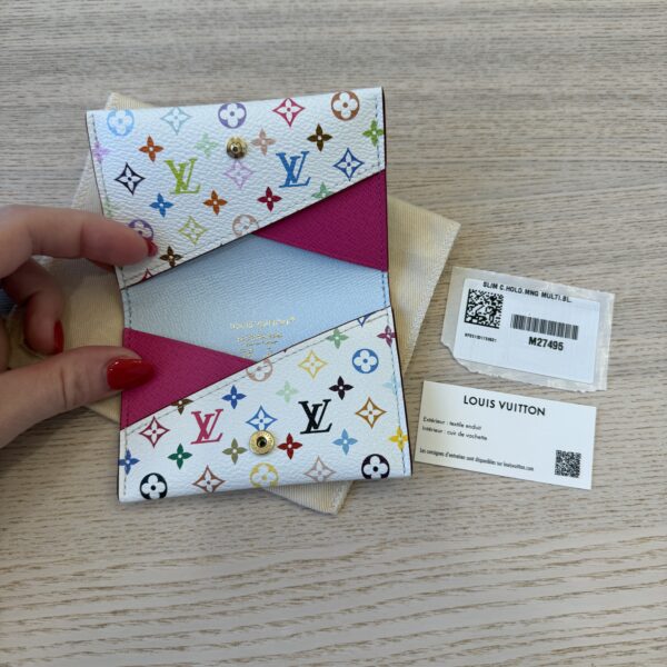 Louis Vuitton LV X TM Monogram Multicolor Slim Card Holder White