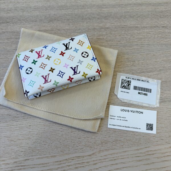 Louis Vuitton LV X TM Monogram Multicolor Slim Card Holder White