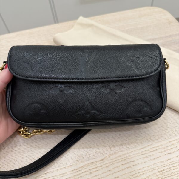 Louis Vuitton Ivy Wallet on Chain Monogram Empreinte Giant Black