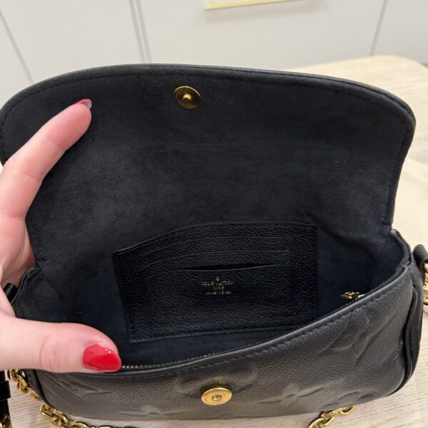 Louis Vuitton Ivy Wallet on Chain Monogram Empreinte Giant Black