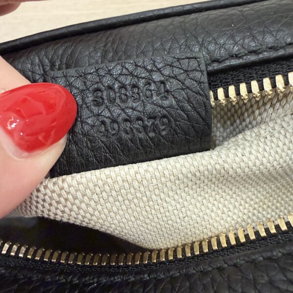 Gucci Calfskin Small Soho Disco Bag Black