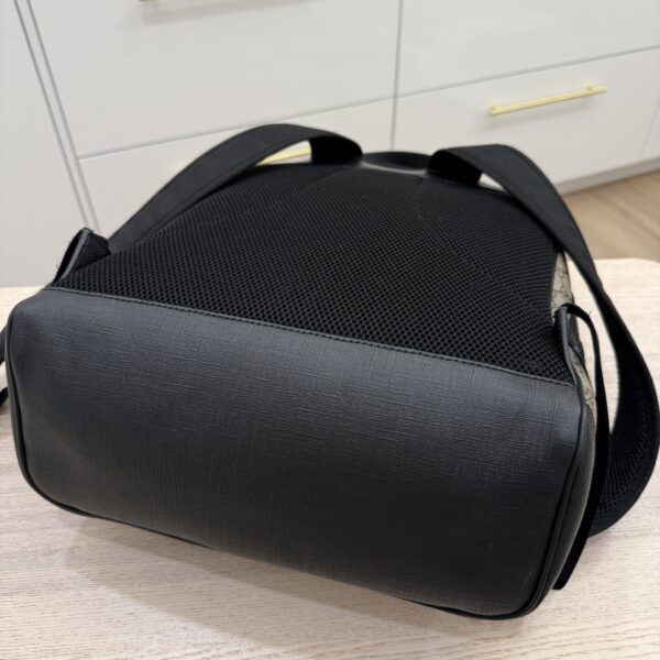 Gucci Beige/Ebony GG Coated Canvas Supreme Backpack Bag